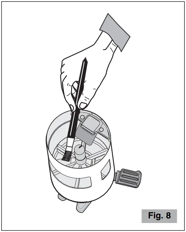 LEON VENEZIA 600 D Coffee Grinder - Clean the motor