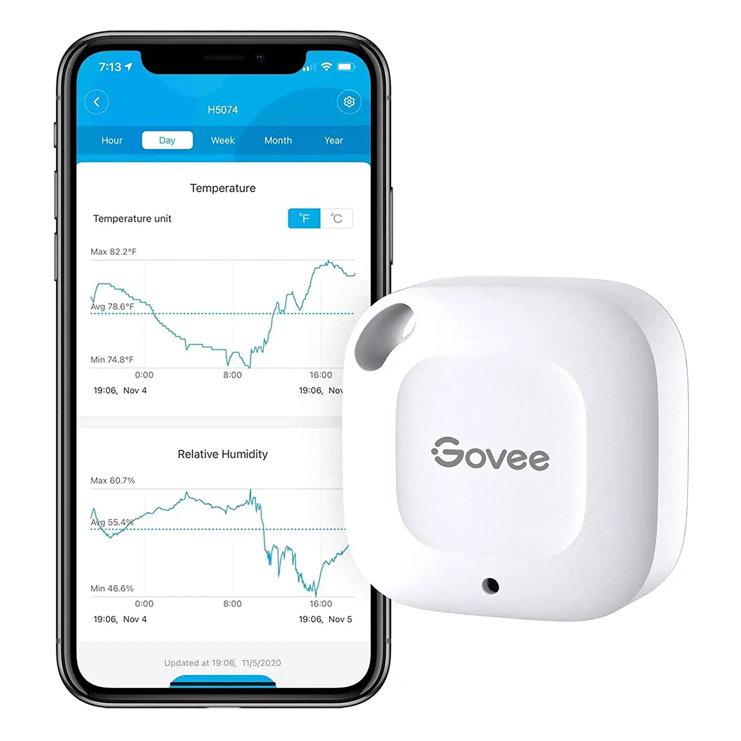 Govee H5074 Bluetooth Low Energy Smart Thermo Hygrometer User Manual Govee H5074 Bluetooth Low Energy Smart Thermo Hygrometer User Manual