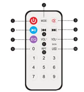 PYLE Dual 8’ Wireless BT Portable PA Speaker-REMOTE CONTROL