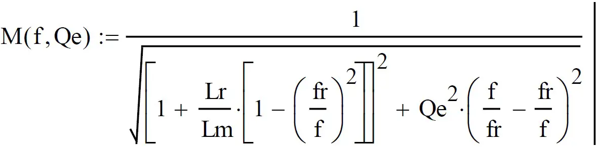 LLC Resonant Tank Design Formula 02