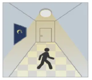 Crompton Melana CCT Outdoor Bulkhead - light on 1