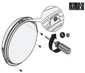 Crompton Melana CCT Outdoor Bulkhead.diffuser