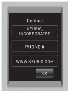 Setting Contact Screen