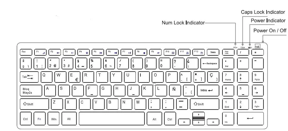 Pall kms one 2.4G Wireless Rechargeable KeyBoard With Cover fig1