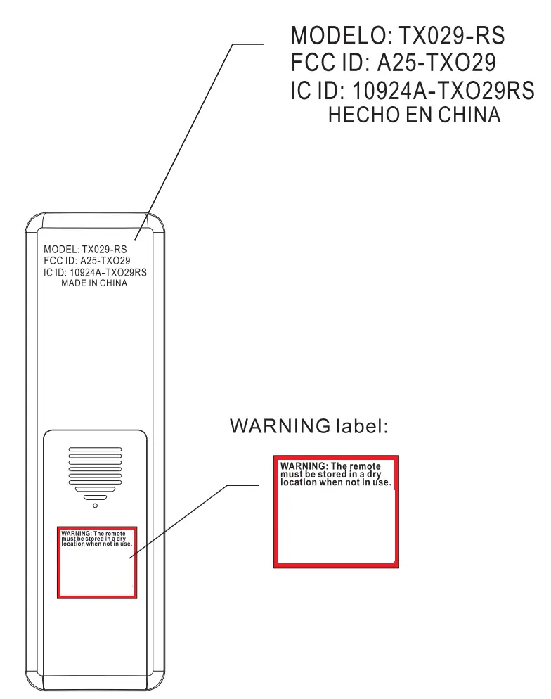 Dawnsun Electronic Technology Zhongshan TX029 RS Remote Control Ceiling Fan - fig