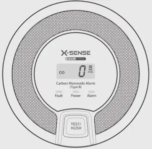 X SENSE CO03D Carbon Monoxide Alarm Detector