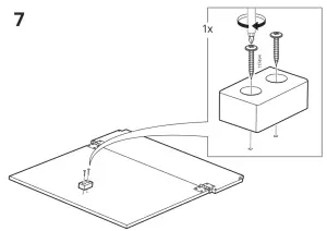IKEA 394.849.16 IVAR Stol Skladany Sosna -7