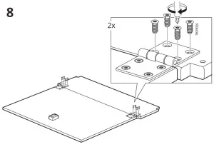 IKEA 394.849.16 IVAR Stol Skladany Sosna - 8