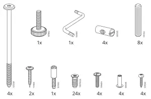 IKEA 394.849.16 IVAR Stol Skladany Sosna - Sklad