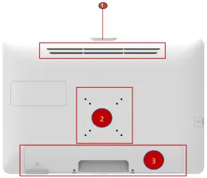 Inventec AX210NG Intel Wi-Fi 6E Panel PC - Rear
