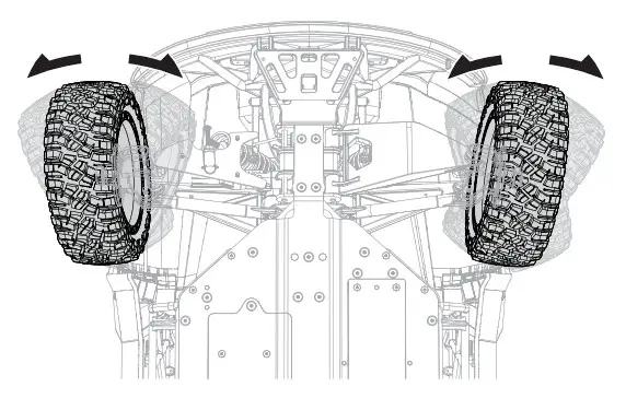 Losi LOS05021 Super Baja Rey 2 0 Smart 1 6 4WD Vehicle Toy- CONTROL DIRECTION TEST