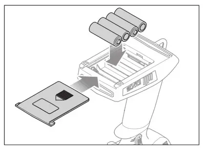 Losi LOS05021 Super Baja Rey 2 0 Smart 1 6 4WD Vehicle Toy- TRANSMITTER BATTERY INSTALLATION