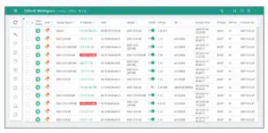 graphical user interface, table