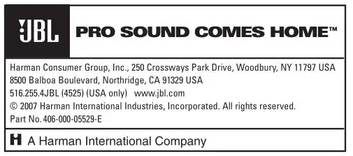 Harman Consumer Group Info