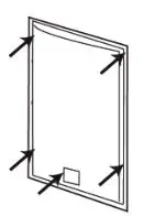 JBL L226W - Attach the metal grille