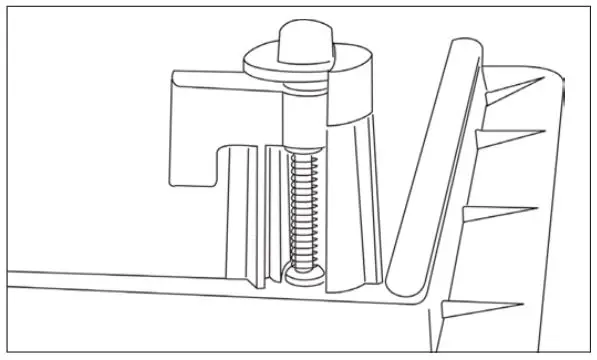 JBL L226W - Make sure all four locking tabs are properly positioned Figure