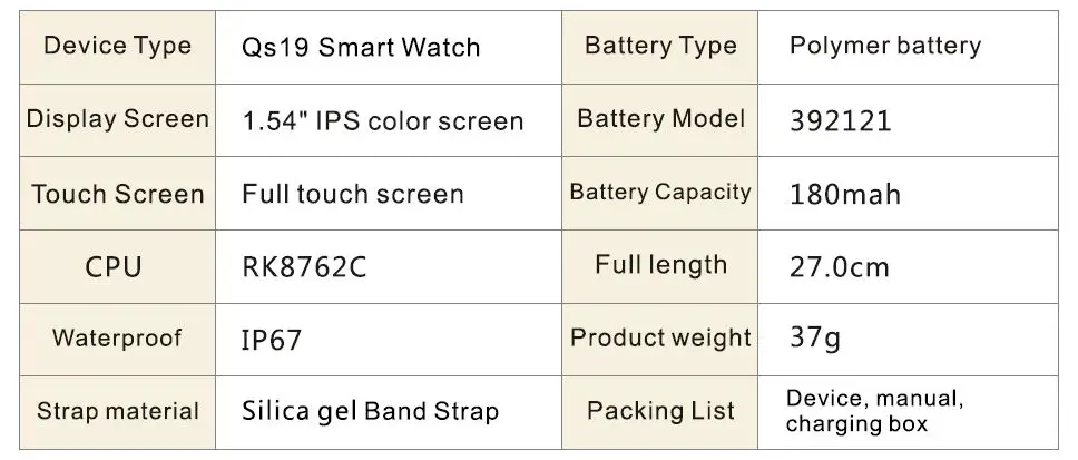 ULsee Qs19 Thermometer Smart Watch 9