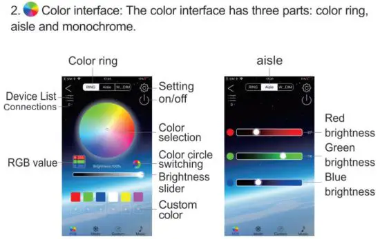 FIG 7 Color Interface