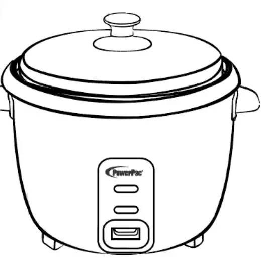 PowerPac PPRC2 Electric Rice Cooker