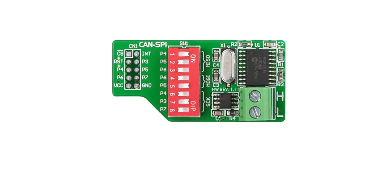 Mikroelektronika Mcp2551 Canspi Board Instruction Manual Mikroelektronika Mcp2551 Canspi Board Instruction Manual