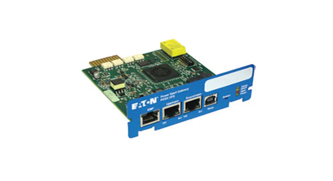 Eaton Pxgx X-slot Ups Card Instructions Eaton Pxgx X-slot Ups Card Instructions