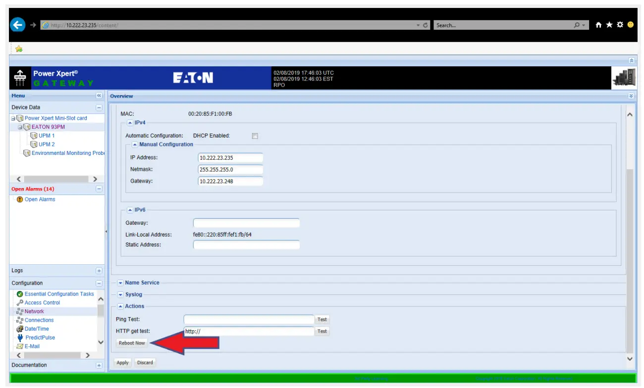 EATON PXGX X Slot UPS Card -fig19