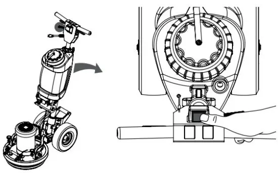Mytee ECO14 PRO Orbital Floor Machine - Operate the ECO PRO