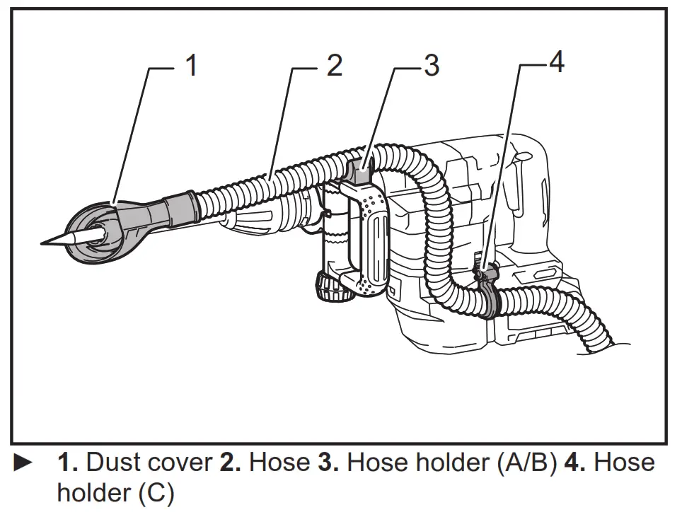 makita HM001G Cordless Demolition Hammer - fig 10
