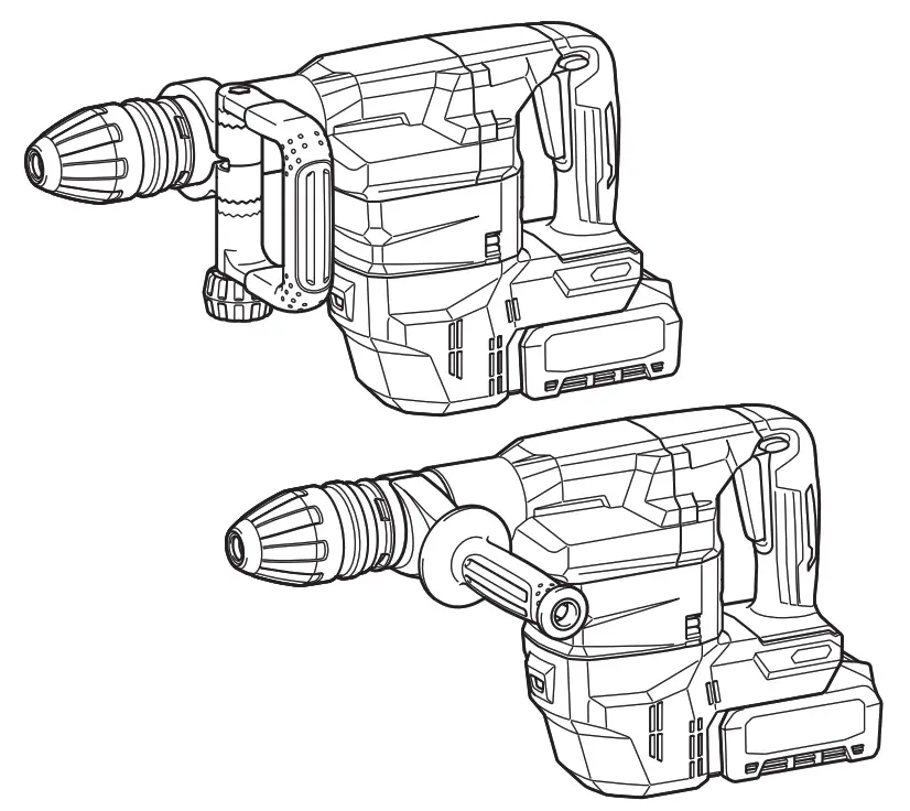 makita HM001G Cordless Demolition Hammer