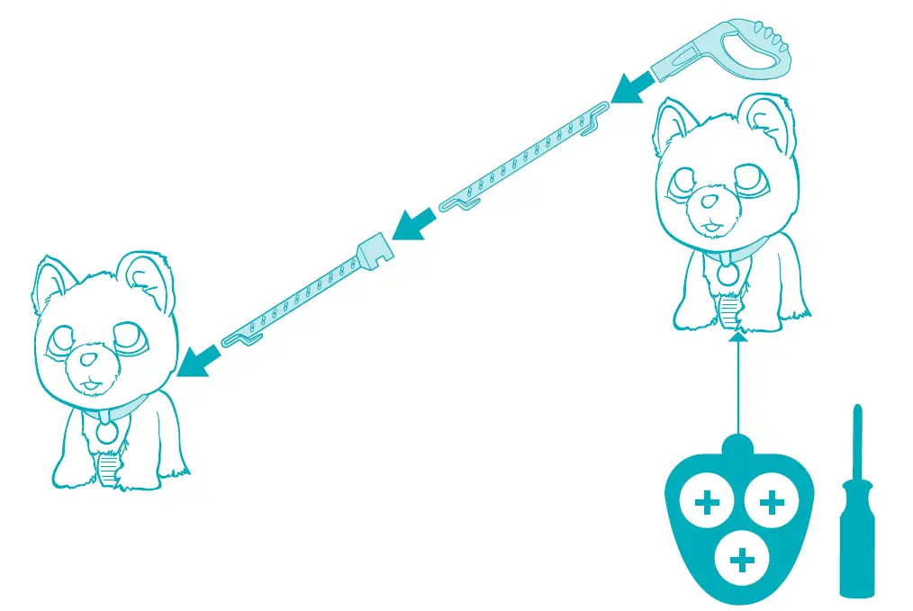 furreal A76 LR44 walkalots