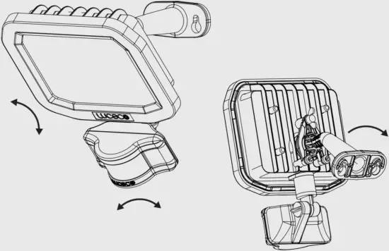 Luceco LSMFSP-05 Security Floodlight Pir 4