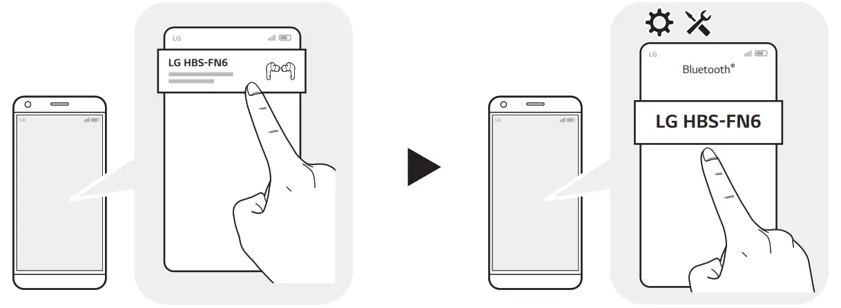 LG HBS FN4 Tone Free Bluetooth Stereo Headset - fig16