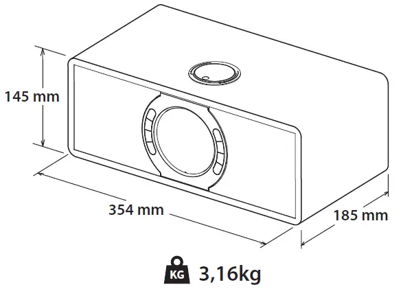 SHARP DR-I470 Pro Stereo Internet Radio-6