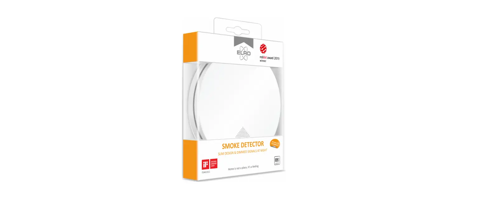 Elro Fs4610 Ultra Thin Smoke Detector With 10 Year Battery Instruction Manual Elro Fs4610 Ultra Thin Smoke Detector With 10 Year Battery Instruction Manual
