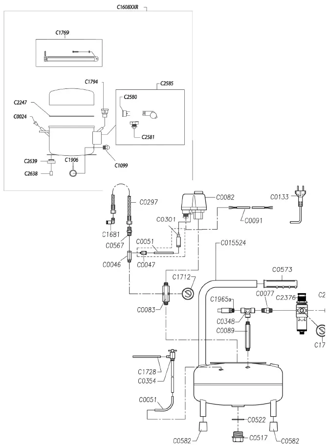 Clarke SHHHAIR 30 Silent Air Compressor fig 18