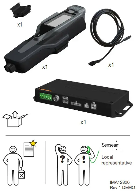 Senseair IMA12826 Interlock for Feet vehicles - Product Overview 1