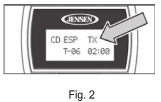 JENSEN CD 60R BT Bluetooth CD Player with Digital FM Radio and Bass Boost - fig 5