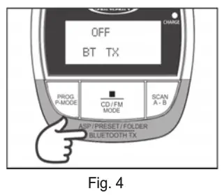 JENSEN CD 60R BT Bluetooth CD Player with Digital FM Radio and Bass Boost - fig 7