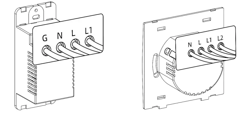 Milesight WS50x Smart LoRaWAN Wall Switch - front pane 1