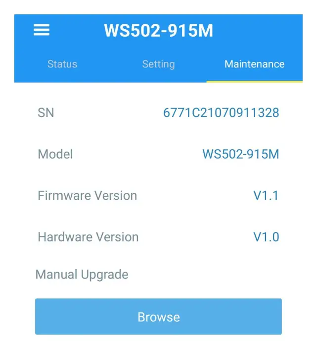 Milesight WS50x Smart LoRaWAN Wall Switch - setting 10