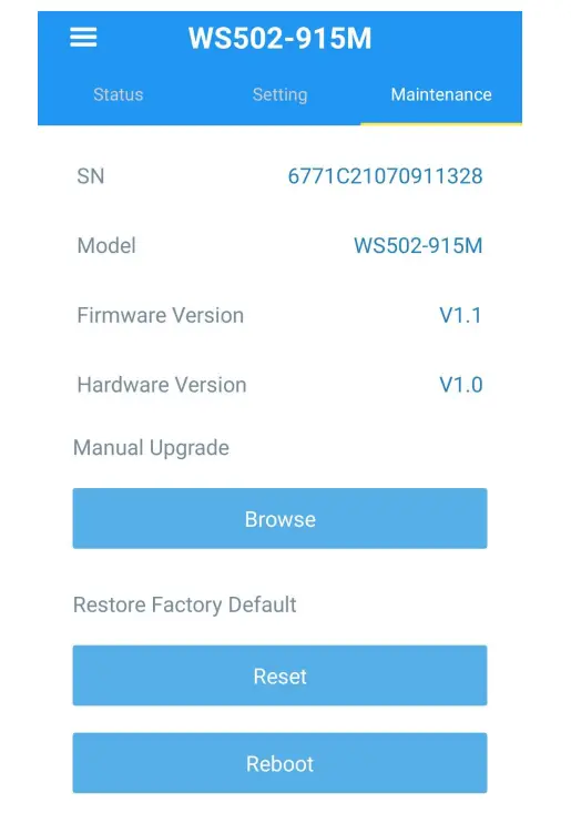 Milesight WS50x Smart LoRaWAN Wall Switch - setting 13