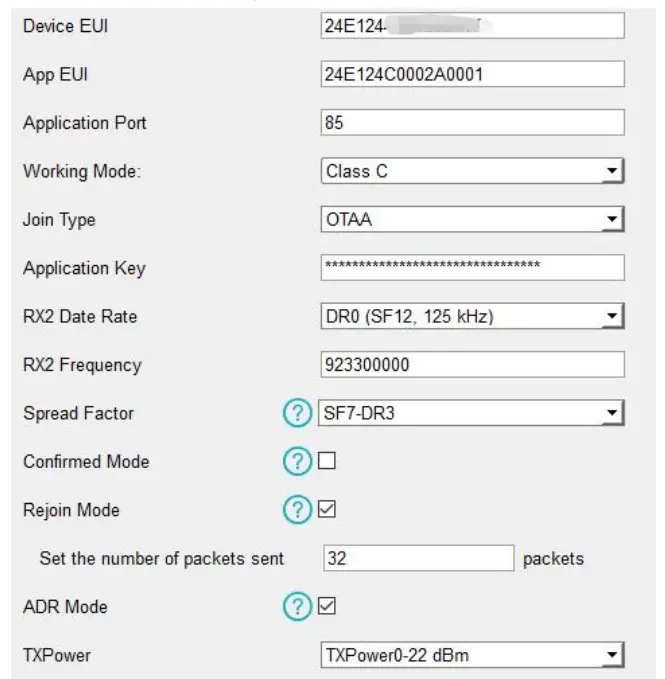 Milesight WS50x Smart LoRaWAN Wall Switch - setting