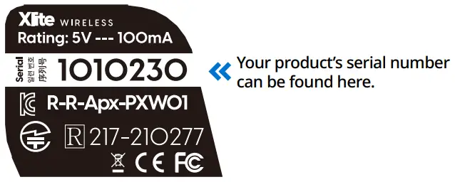 Pulsar S0932I7F5C Xlite Wireless Gaming Mouse - 7