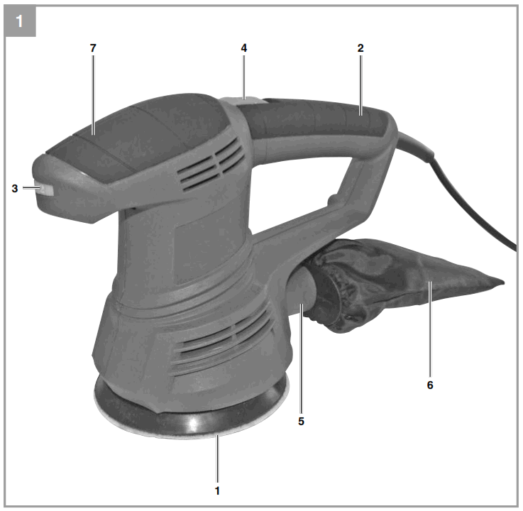 Einhell TC RS Rotating Sander - FIG 3