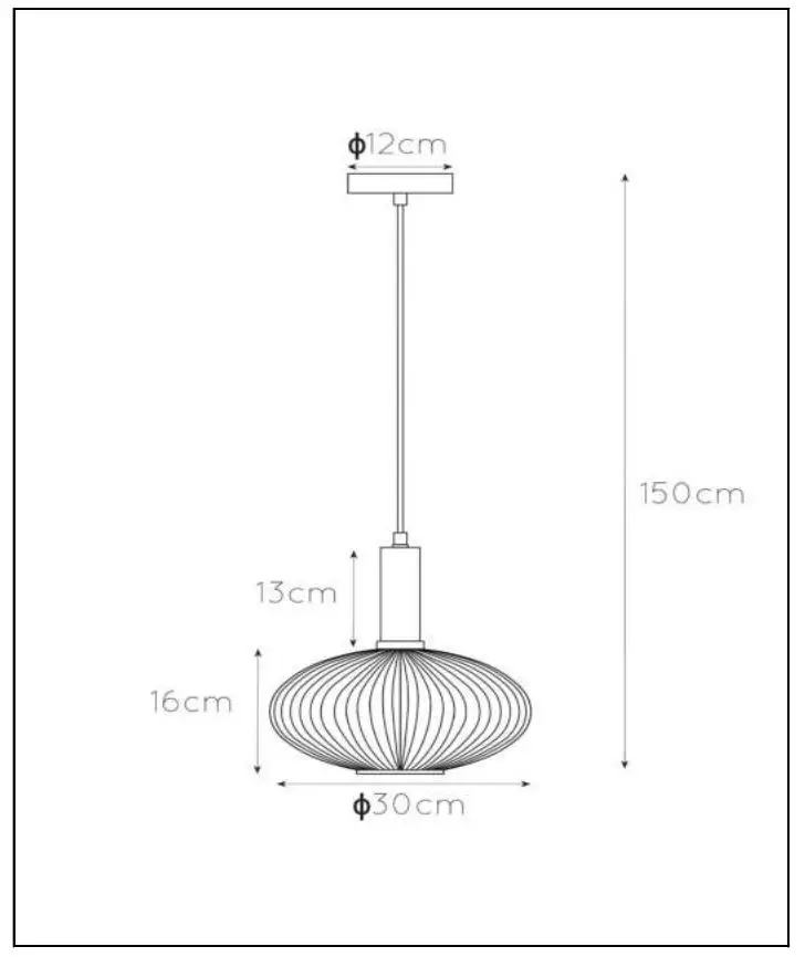 Lucide-MALOTO-Hanglamp-1xE27-1