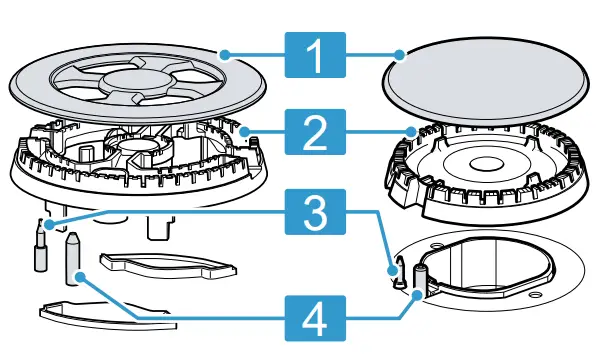 BOSCH POH6B.B10Y 4 Burner Built-in Gas Hob 6