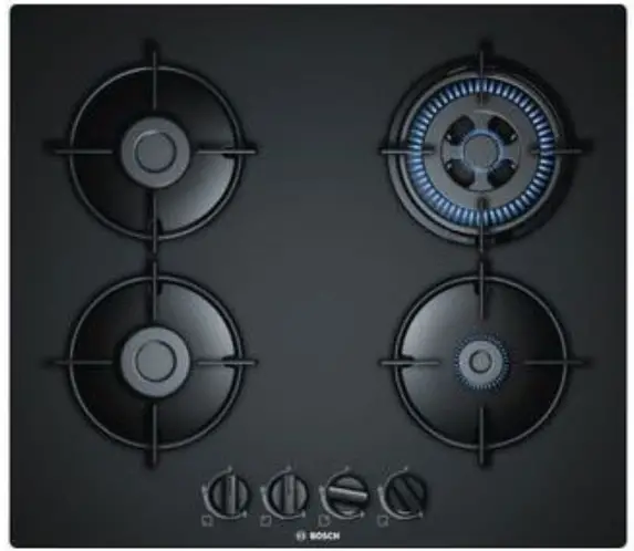 BOSCH POH6B.B10Y 4 Burner Built-in Gas Hob FEATURED