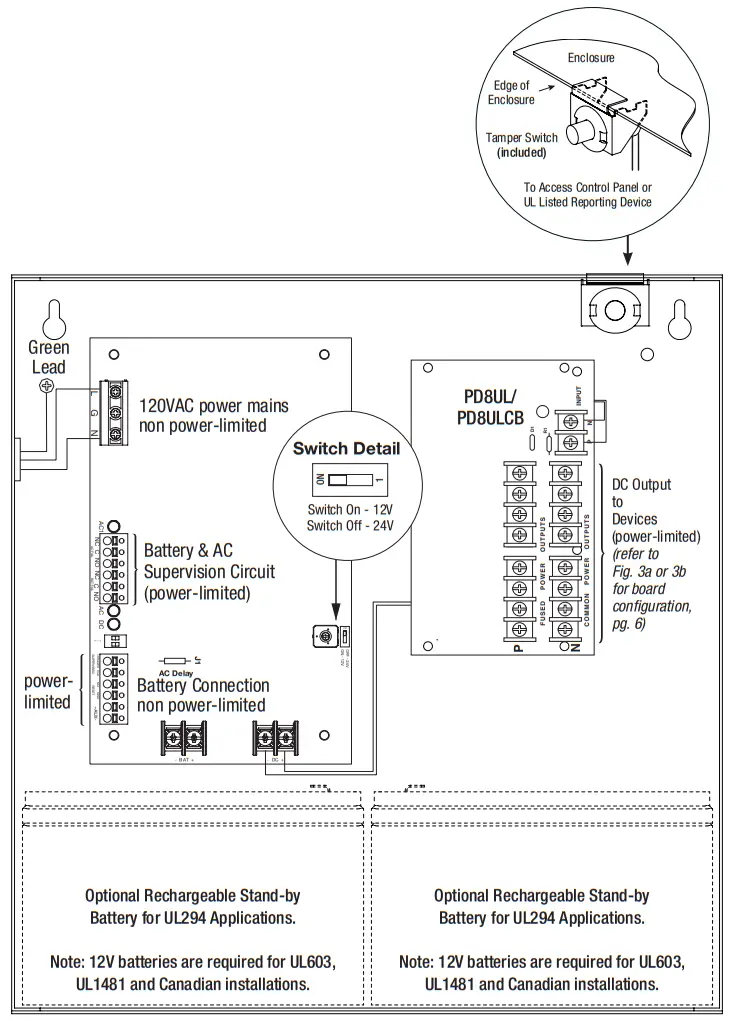Altronix eFlow4N Series eFlow4NX Power Supply and Chargers - fig2