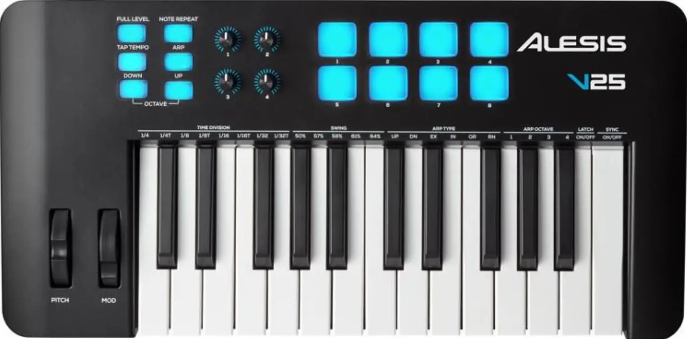 ALESIS V25 MK II 25 Key USB MIDI Keyboard Controller PRODUCT