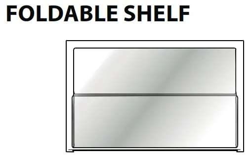 HOTPOINT H9X 94T SX Freestanding Fridge Freezer - FOLDABLE SHELF